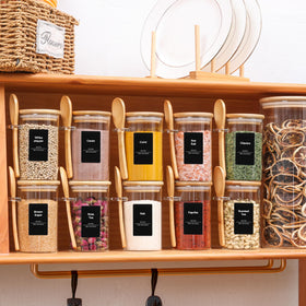 ComSaf tea and spice storage keeps aromas intact in small containers.