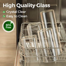 Three-pack ComSaf pasta jars neatly displayed on a kitchen counter for pantry organization.