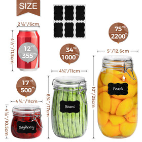ComSaf uniform 6-pack for pantry organization across drawers or shelves