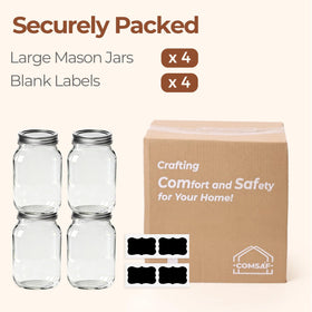 ComSaf versatile jar for juice, salsa, and sourdough storage.