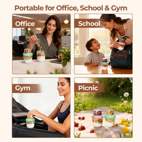 ComSaf wide-mouth design eases adding ingredients and cleaning