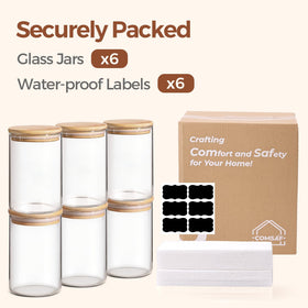 ComSaf wide mouth jar designed for easy scooping and portioning.