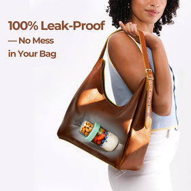 ComSaf wide-mouth jar makes filling and cleaning quick and easy
