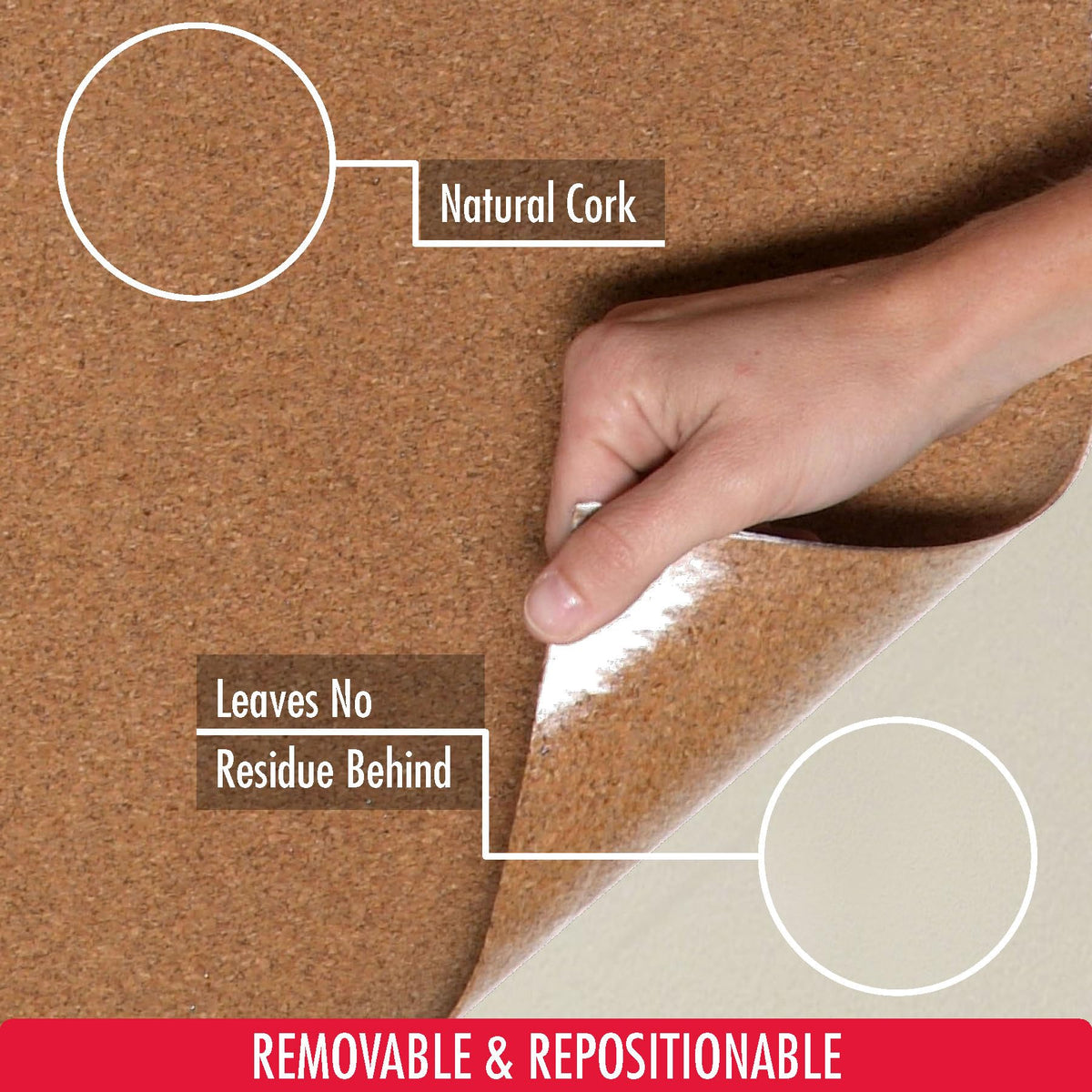 Cork Roll used to protect chair legs and floors