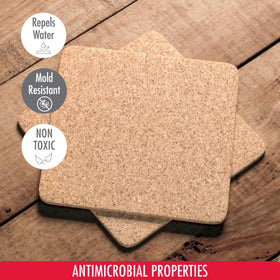 Con-Tact cork roll as a door mat accent with cork texture