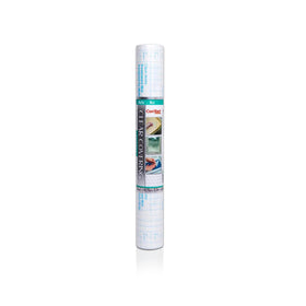 Con-Tact Creative Clear Covering on a shelf showing wood grain and protection from dust