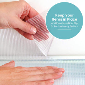 Con-Tact Zip-N-Fit easy-clean surface stays fresh with a damp wipe.