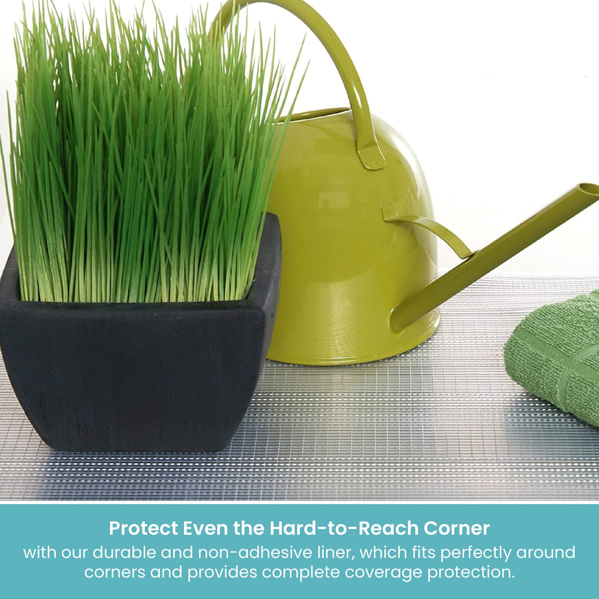 Con-Tact Zip-N-Fit repositionable design allows easy re-use and quick cleanup.