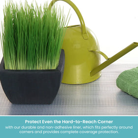 Con-Tact Zip-N-Fit repositionable design allows easy re-use and quick cleanup.
