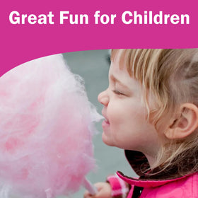 Concession Essentials CE Floss Sugar cotton candy cones ready to serve