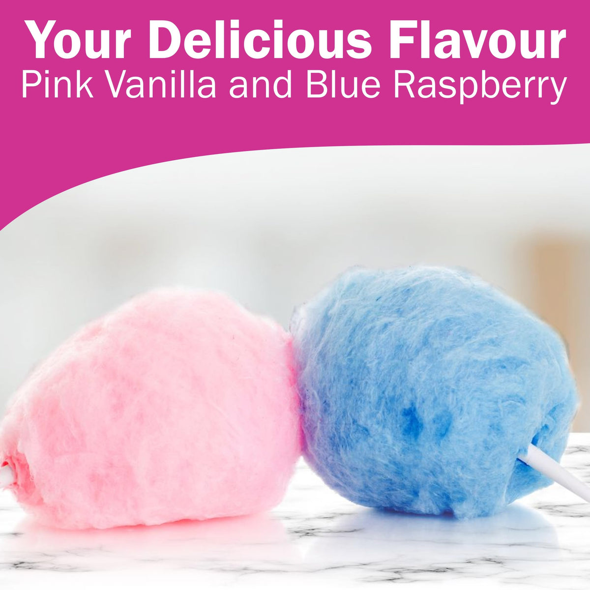 Concession Essentials CE Floss Sugar two-pack display for quick event setup