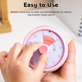 Conchstar battery-powered timer runs quietly to avoid distractions during study or sleep.