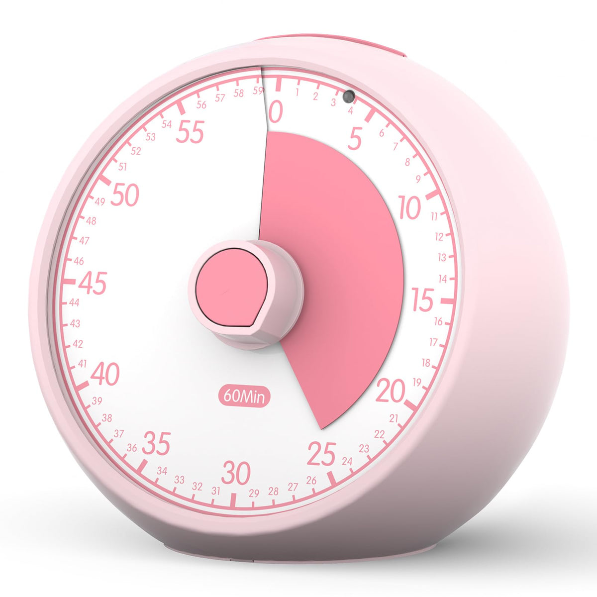 Conchstar visual timer pink dial shows time passing with a friendly, visual countdown for kids.