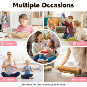 Conchstar pink timer compact design blends into study desks and kitchen counters.
