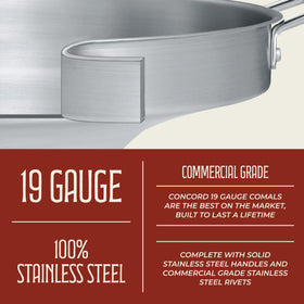 Concord comal designed for frying and street-food style meals.