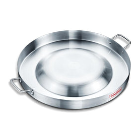 Concord convexed comal center heat improves tortilla warming and adjacent cooking.