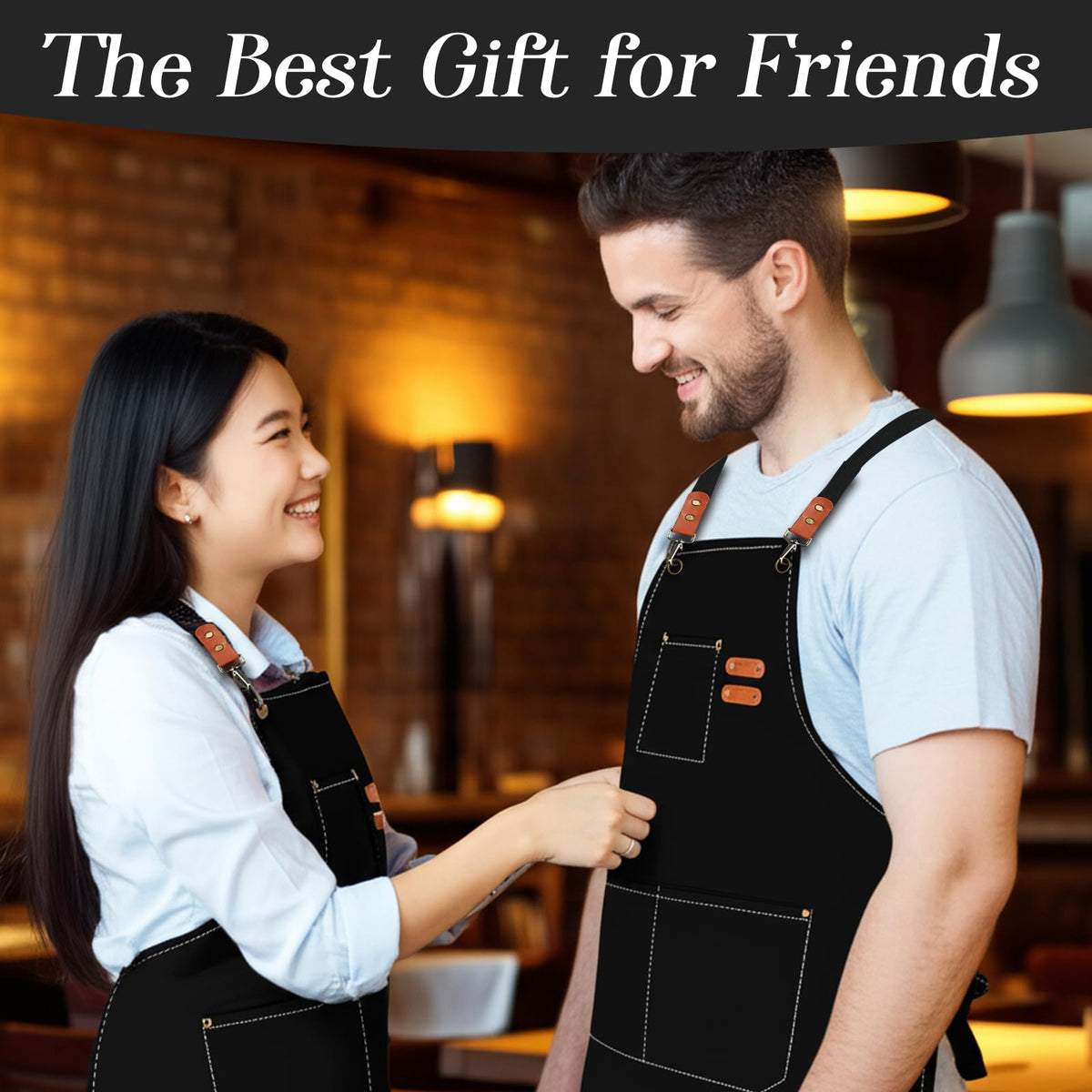 conda Chef Apron suits cooking, painting, gardening, and other creative tasks