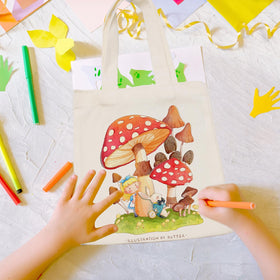 CONEHOY mini tote bags showcased as gift bags for kids.