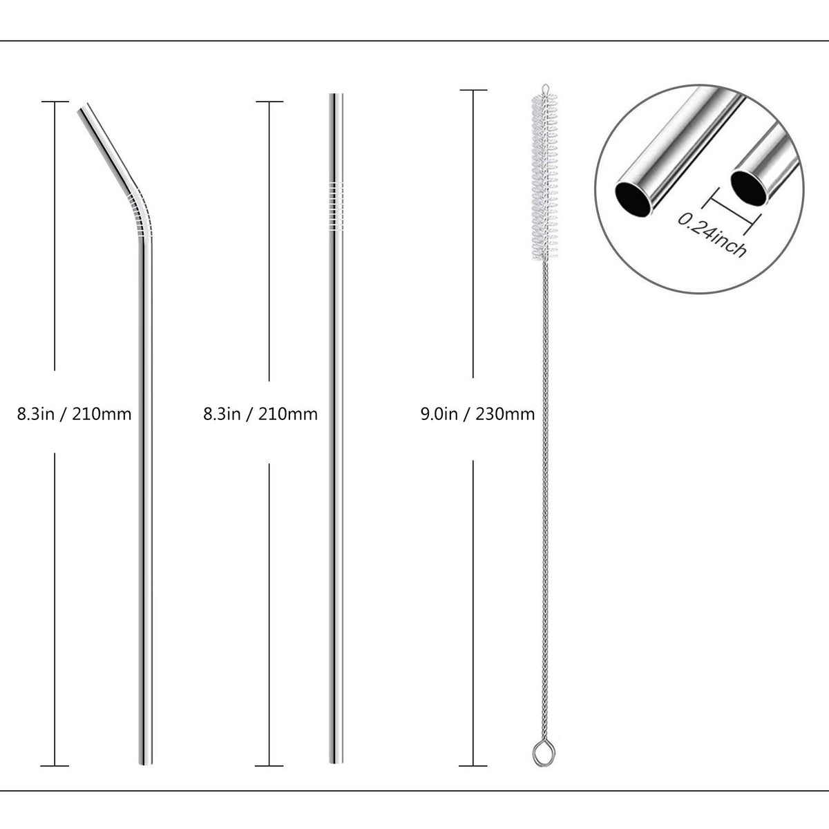 CONNYAM straw hole 5mm opening enables comfortable sipping with these lids.