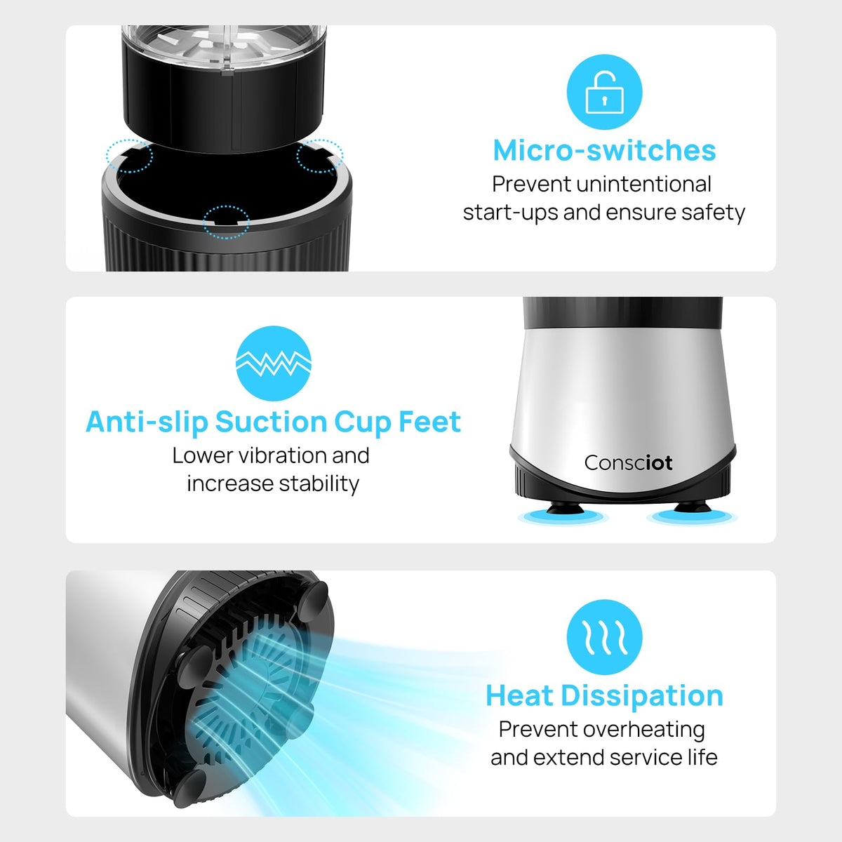 Consciot CB08 10oz cup perfect for on-the-go shakes
