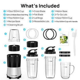 Consciot CB08 to-go cups and lids for on-the-go nutrition.
