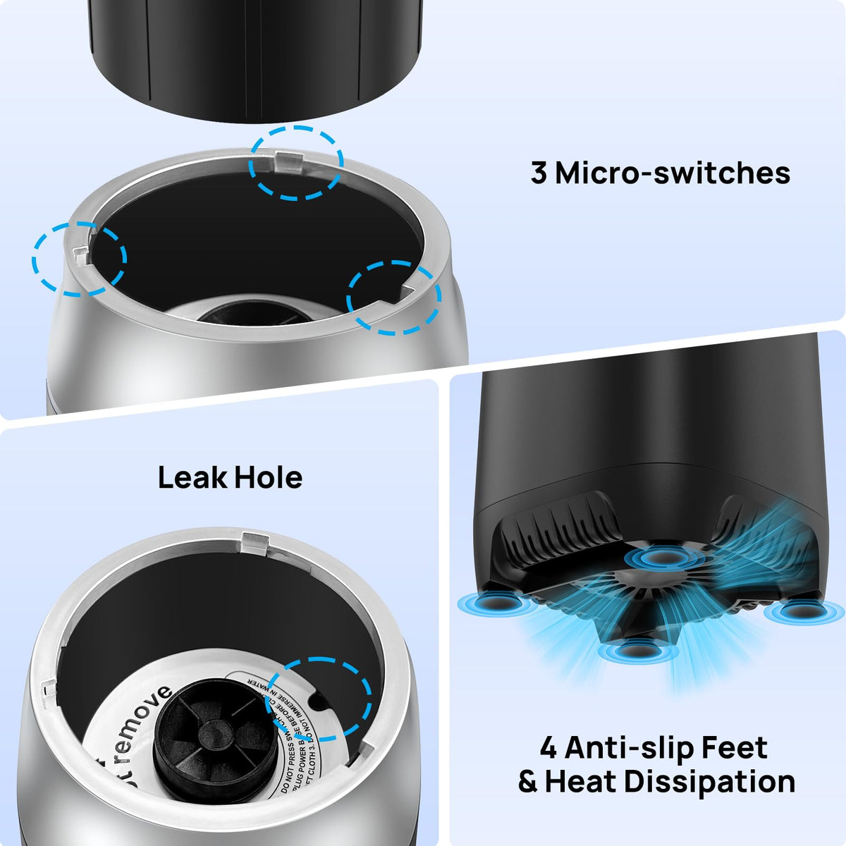 Consciot CB10 self-cleaning feature simplifies cleanup after shakes
