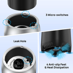 Consciot CB10 self-cleaning feature simplifies cleanup after shakes