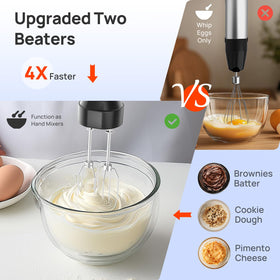 All in one Consciot design blends, froths, whips, and emulsifies in one appliance