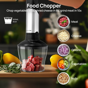 Consciot milk frother and beaters whip cream and eggs easily