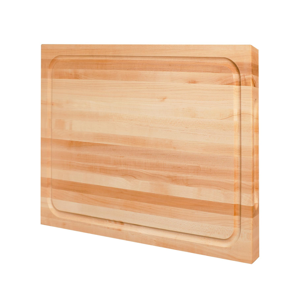 CONSDAN hard maple cutting board with edge grain for blade-friendly prep