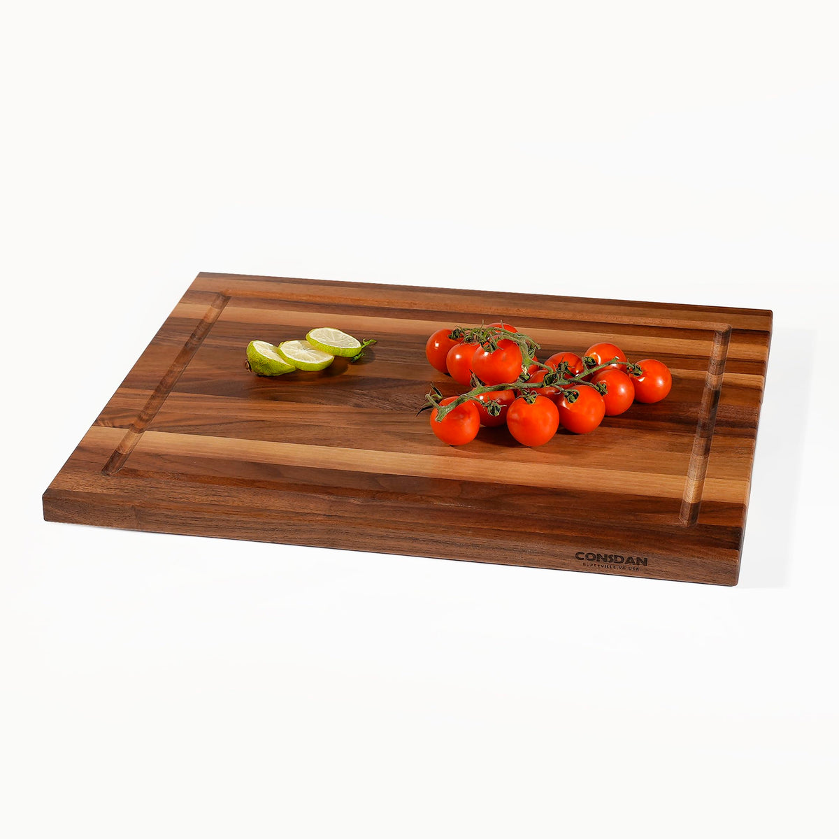 CONSDAN lifetime warranty badge on cutting board packaging