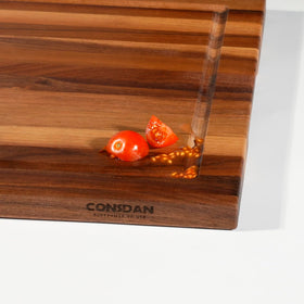 CONSDAN USA grown black walnut surface adds warmth to kitchens