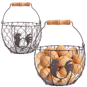Consevisen egg basket large basket for easy countertop egg storage.