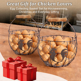 Consevisen egg basket multi-use for fruits, magazines, and more.