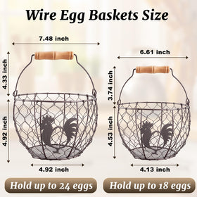 Consevisen egg basket small basket for compact fridge or counter egg collection.