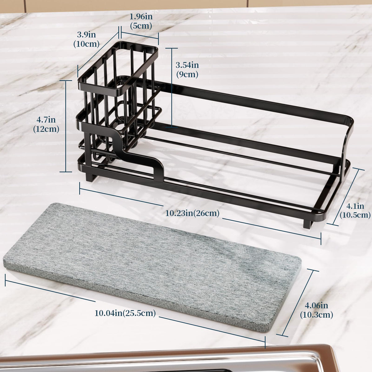 Consumest 304 stainless steel design withstands daily kitchen use.