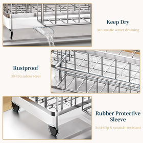 Consumest kitchen organizer providing countertop storage space