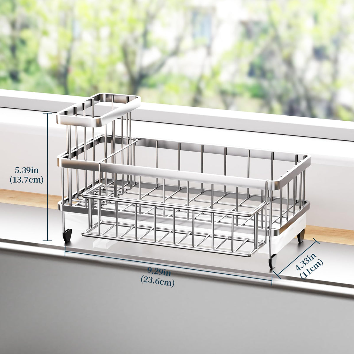 Removable rack on Consumest holder for easy cleaning and rearranging