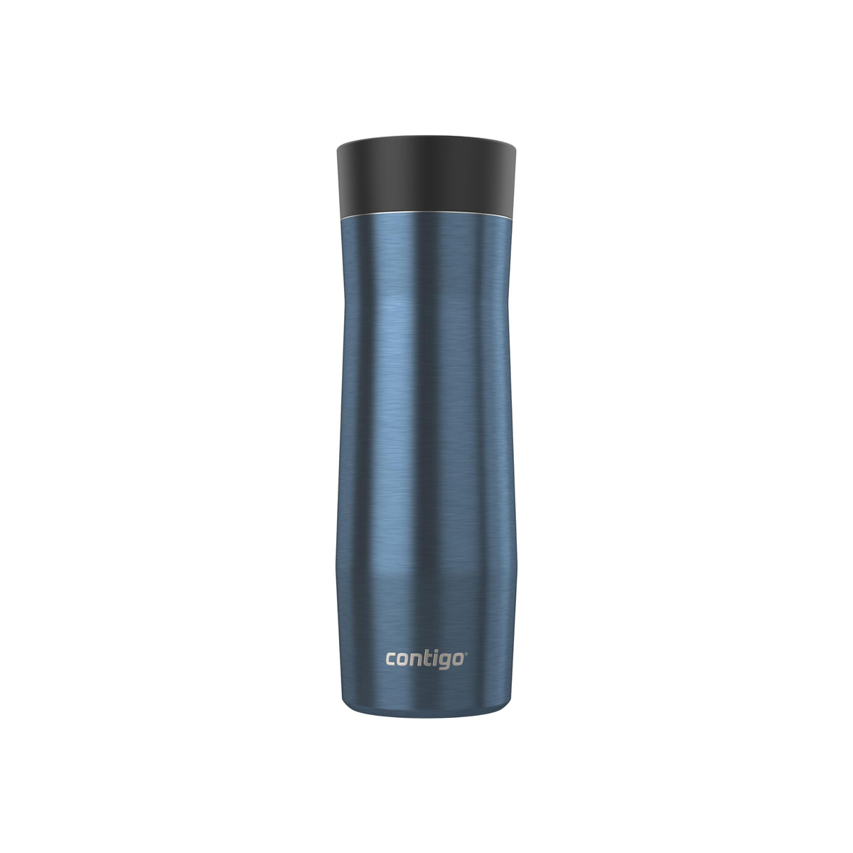 Contigo AUTOSEAL West Loop lid-closed berry mug, spill-proof sipping.