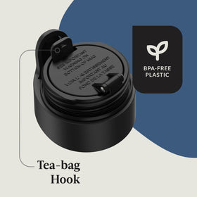 Contigo West Loop mug designed to fit car cupholders for easy travel.