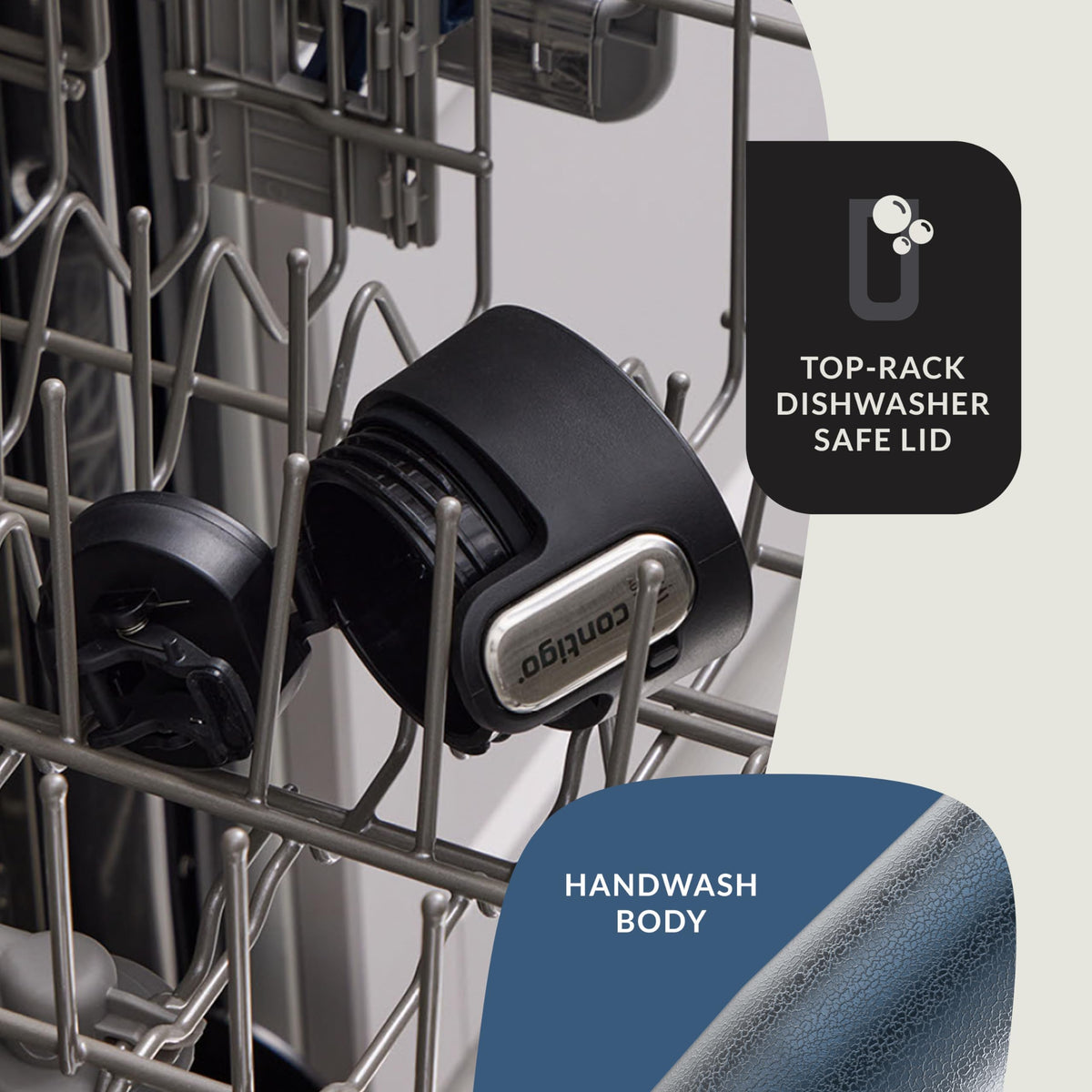Contigo AUTOSEAL West Loop one-handed drinking to prevent spills