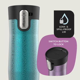 Contigo West Loop with vacuum insulation retains hot or cold beverages longer.