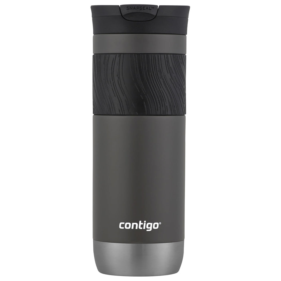 Contigo Byron 2.0 with SNAPSEAL lid demonstrates leak-proof on-the-go sipping.