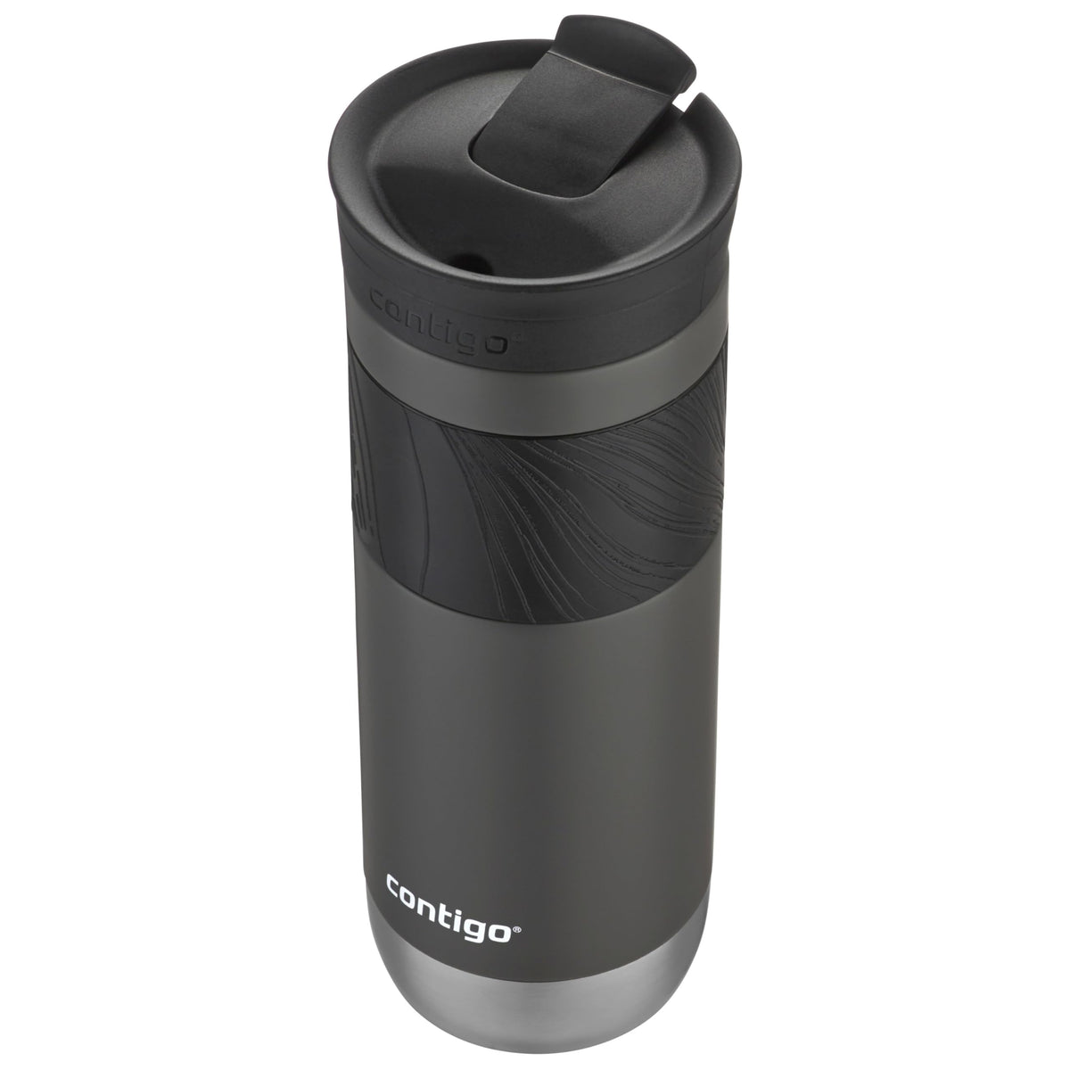 Contigo Byron 2.0 textured grip offers secure hold during commutes.