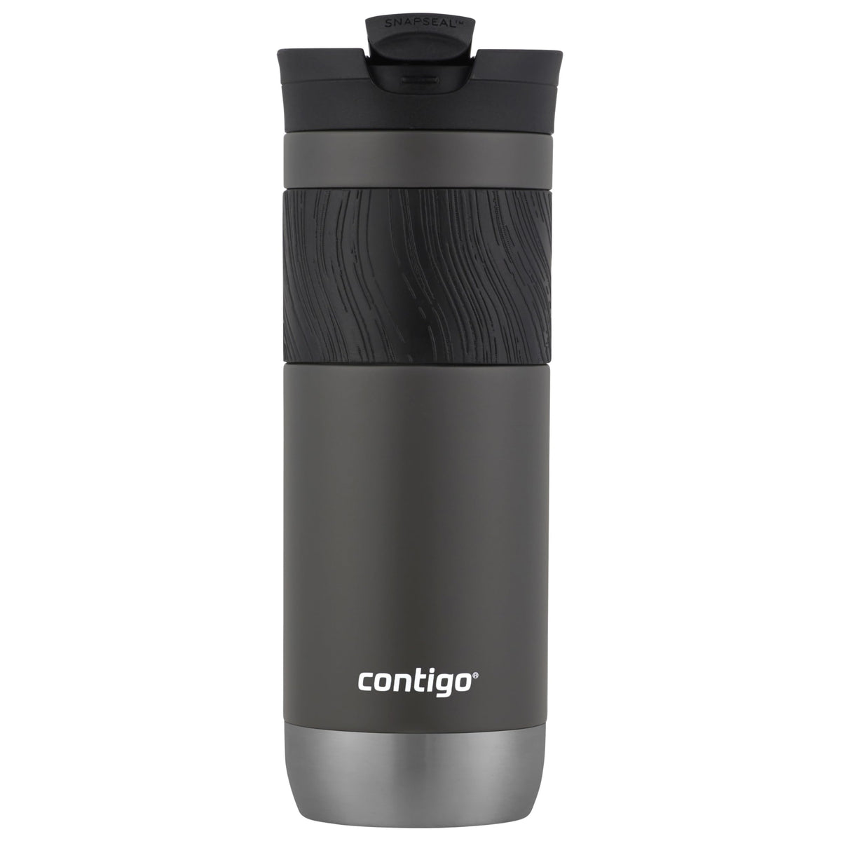 Contigo Byron 2.0 shows THERMALOCK insulation keeping hot or cold beverages.