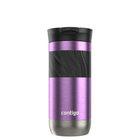 Contigo Byron 2.0 16oz lid close-up showing leak-proof seal for daily use