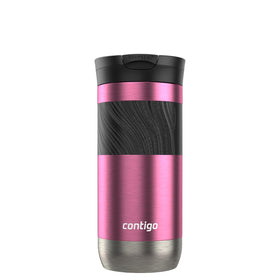 Contigo Byron 2.0 travel mug with SNAPSEAL lid closed for leak-proof transport.