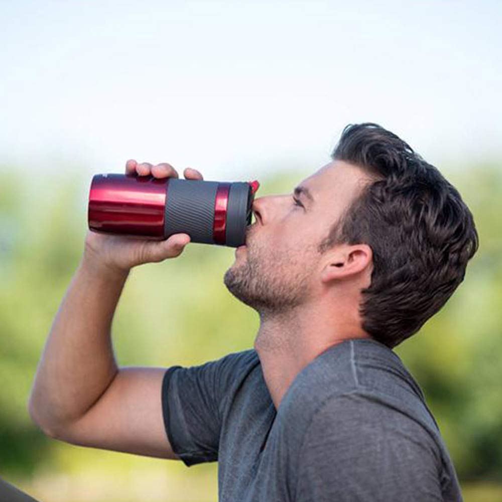 Contigo Byron Snapseal mug features leak-proof mechanism for on-the-go.