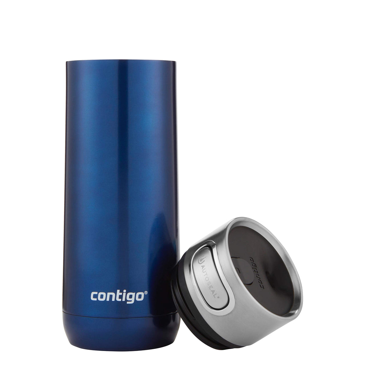 Contigo Luxe Monaco mug lid underside open aids thorough cleaning.