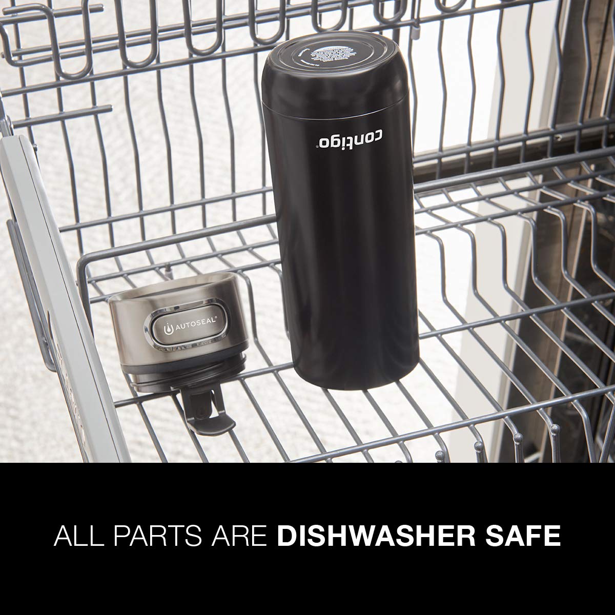 Contigo Luxe Monaco mug cold mode lasts up to twelve hours for refreshment.